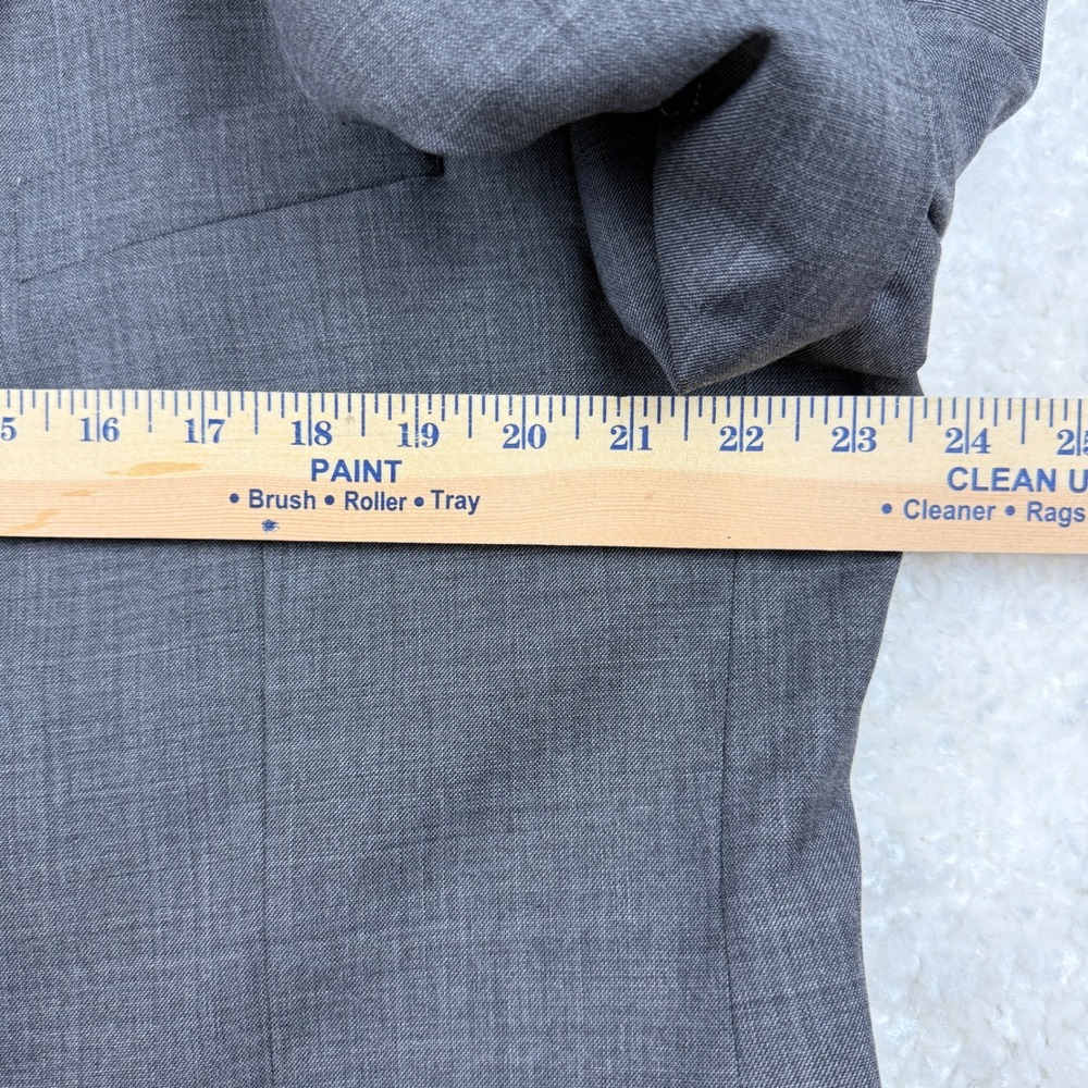 Lauren‎ Ralph Lauren Blazer Men 46R Grey 100% Wool Two Button Sport Coat - Picture 5 of 9